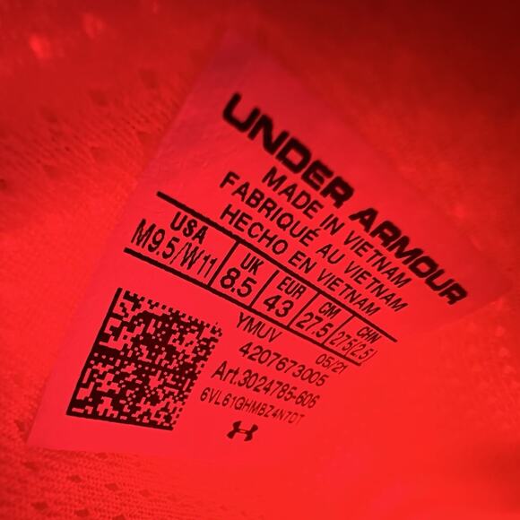 Under Armour Curry 8 NM Basketball Shoes Mens Sz 9.5 Pink White Steph Curry - Picture 8 of 8